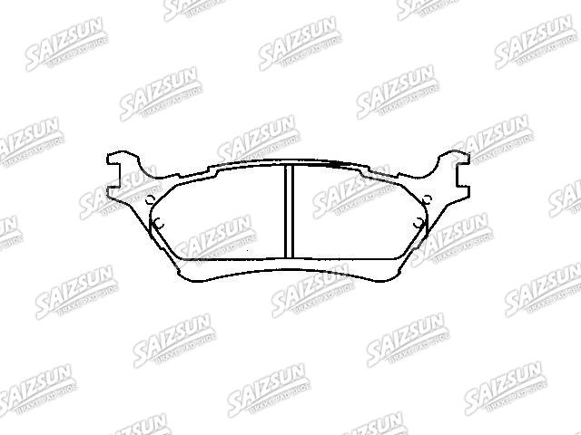 тормозная кладка Brake Pad Set:CL3Z-2200-A
