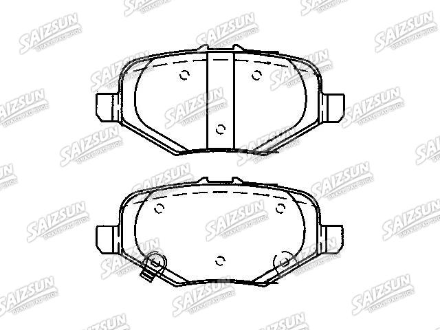 тормозная кладка Brake Pad Set:DG1Z-2200-C