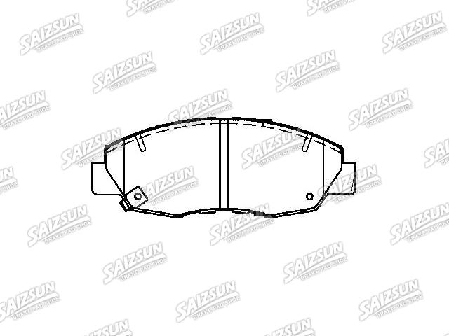 тормозная кладка Brake Pad Set:45022-TR3-A00