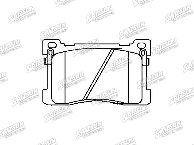 тормозная кладка Brake Pad Set:58101-3NA80
