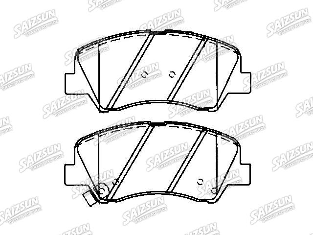тормозная кладка Brake Pad Set:58101-1WA00