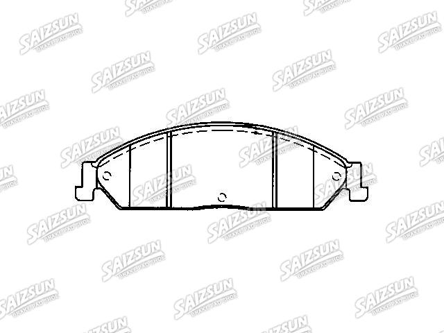 тормозная кладка Brake Pad Set:BR2Z-2001-AA