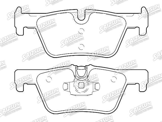 тормозная кладка Brake Pad Set:34 21 6 850 569