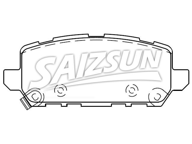 тормозная кладка Brake Pad Set:43022-T7J-H01