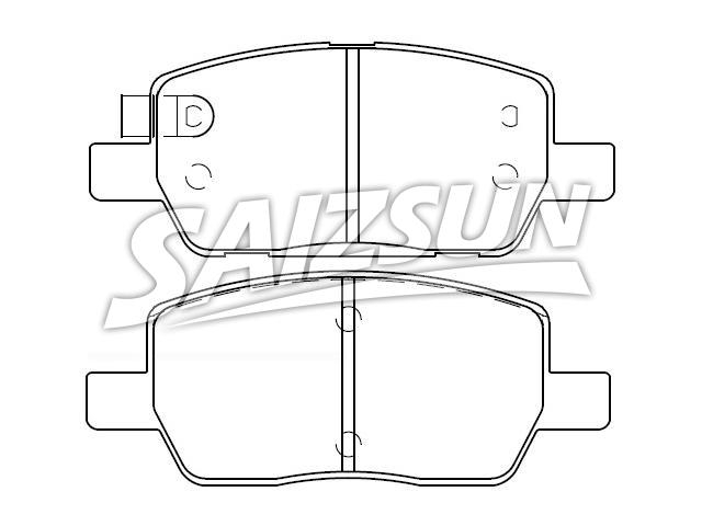 Plaquettes de frein Brake Pad Set:13435253