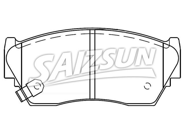 Plaquettes de frein Brake Pad Set:DA06M-S1827