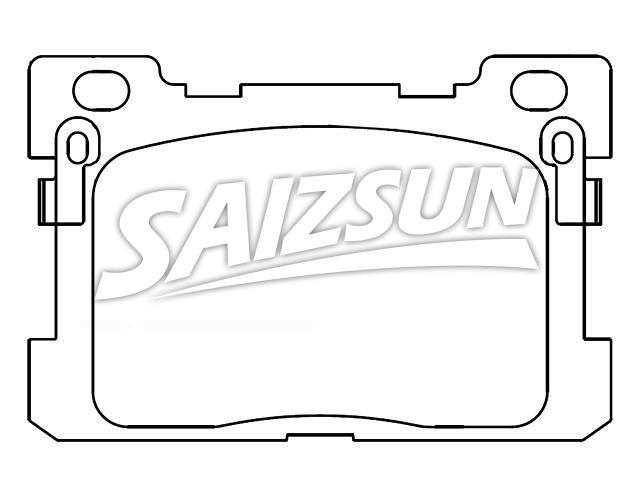Plaquettes de frein Brake Pad Set:58302-D2A02