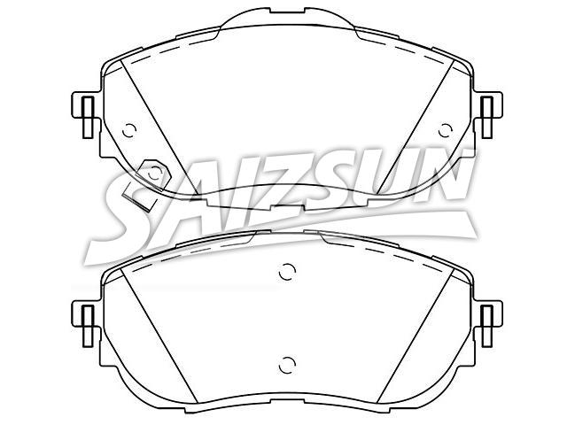тормозная кладка Brake Pad Set:04465-02390