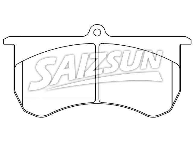 Plaquettes de frein Brake Pad Set:150-9841K