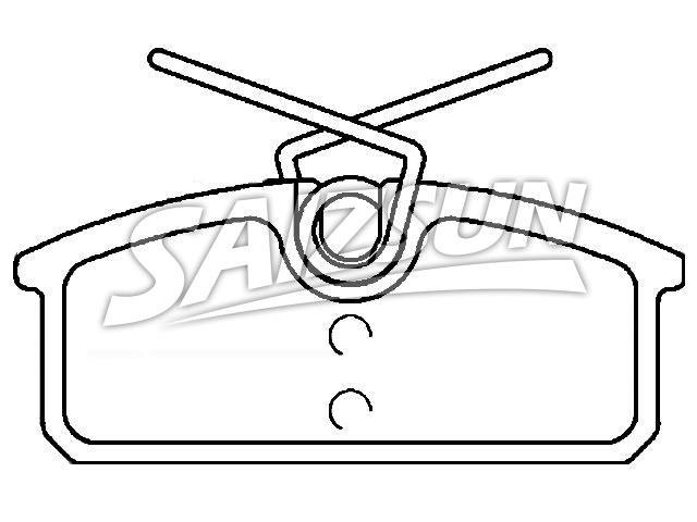 Plaquettes de frein Brake Pad Set:44060-8195R