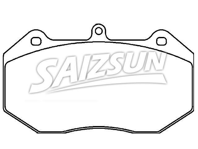 Plaquettes de frein Brake Pad Set:RJR698451