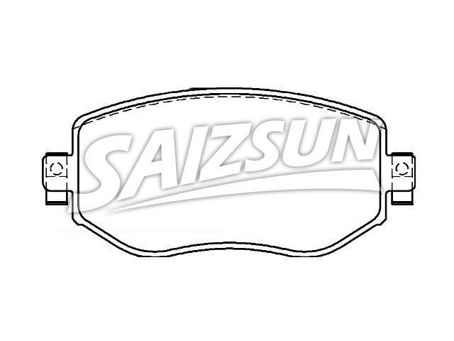 刹车片 Brake Pad Set:41 06 034 07R