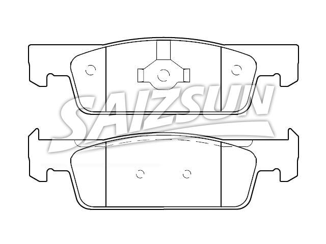 刹车片 Brake Pad Set:41 06 002 22R