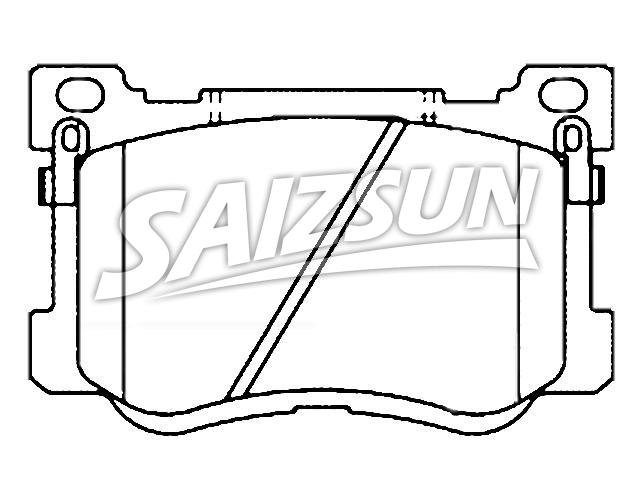 Plaquettes de frein Brake Pad Set:58101-B1A21
