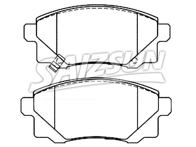 Plaquettes de frein Brake Pad Set:55200-D62Y00-C00