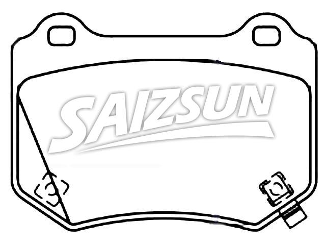 Plaquettes de frein Brake Pad Set:26696-VA000