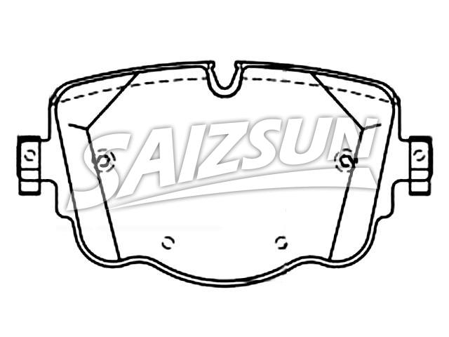 Plaquettes de frein Brake Pad Set:4M0 698 451 C