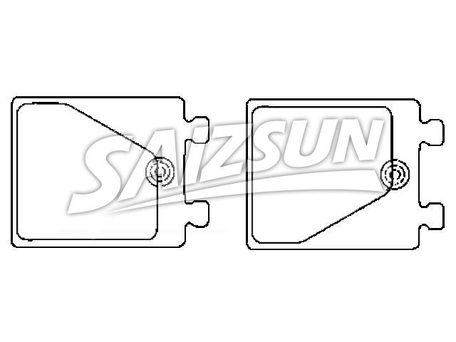 刹车片 Brake Pad Set:CD6586