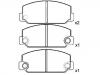 Plaquettes de frein Brake Pad Set:04491-20062