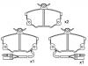 Plaquettes de frein Brake Pad Set:5 983 913