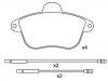 Plaquettes de frein Brake Pad Set:4250.89