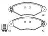 Plaquettes de frein Brake Pad Set:4251.69