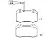 Plaquettes de frein Brake Pad Set:1ML 698 151