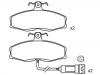 Plaquettes de frein Brake Pad Set:5 018 982