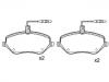 Plaquettes de frein Brake Pad Set:4254.11