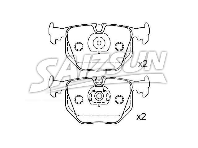 Plaquettes de frein Brake Pad Set:34 21 6 761 250