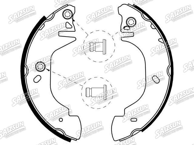Brake Shoe Set Brake Shoe Set:1 014 316
