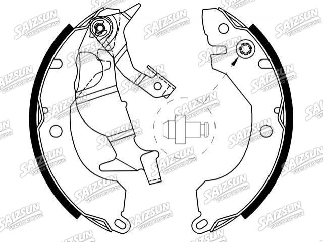 Brake Shoe Set Brake Shoe Set:MB366443