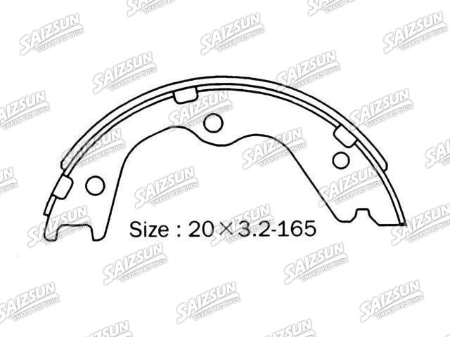 Brake Shoe Set Brake Shoe Set:NN2073