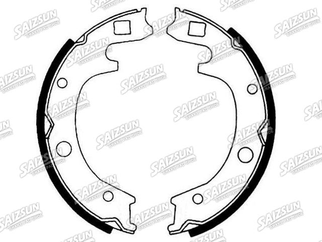 Brake Shoe Set Brake Shoe Set:1393-49-240