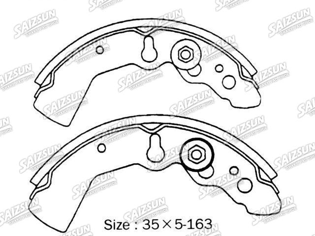 Brake Shoe Set Brake Shoe Set:7251-78241