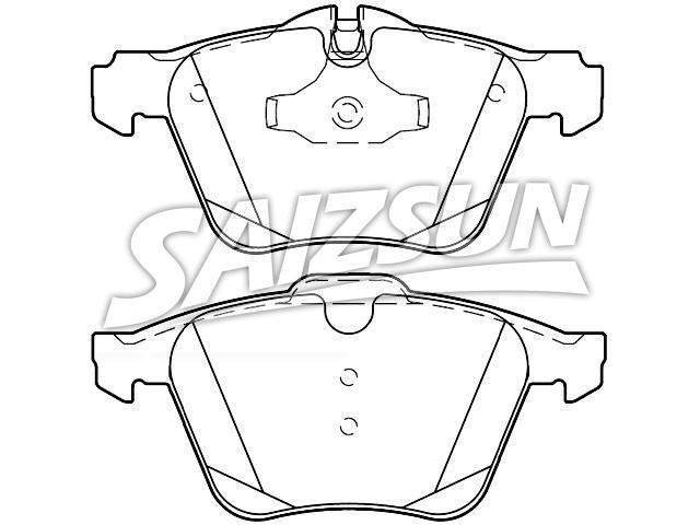 Plaquettes de frein Brake Pad Set:T2R10202