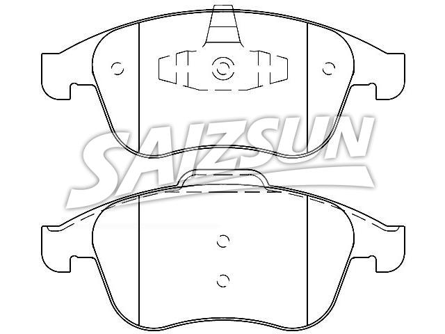 Plaquettes de frein Brake Pad Set:41060-7369R