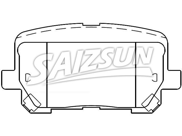 Plaquettes de frein Brake Pad Set:68245118AA