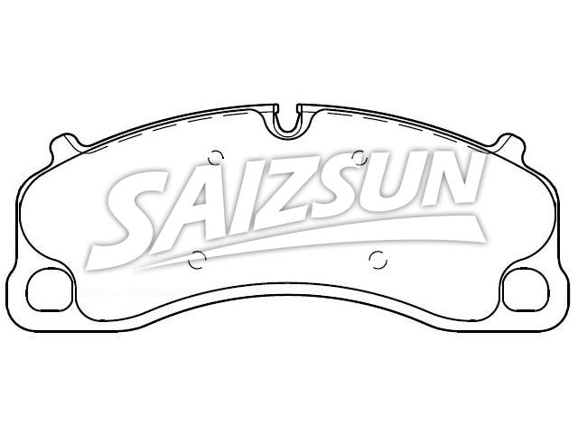 Plaquettes de frein Brake Pad Set:991.351.947.81