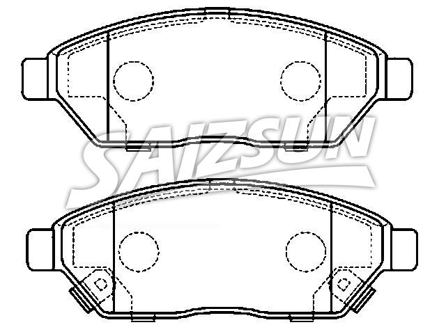 тормозная кладка Brake Pad Set:3502110XJZ08A