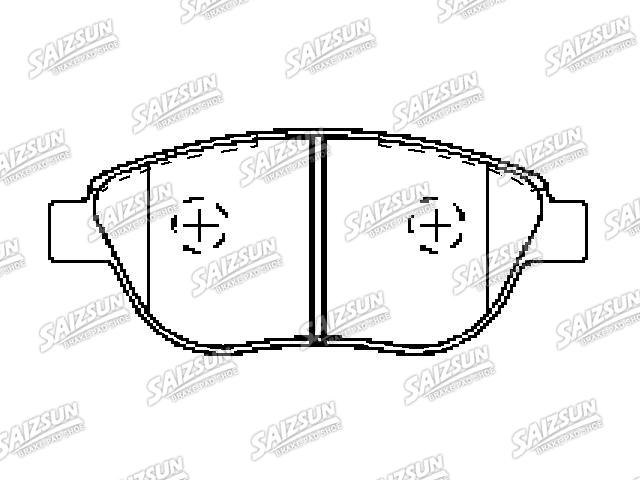 тормозная кладка Brake Pad Set:41060-2ZS00