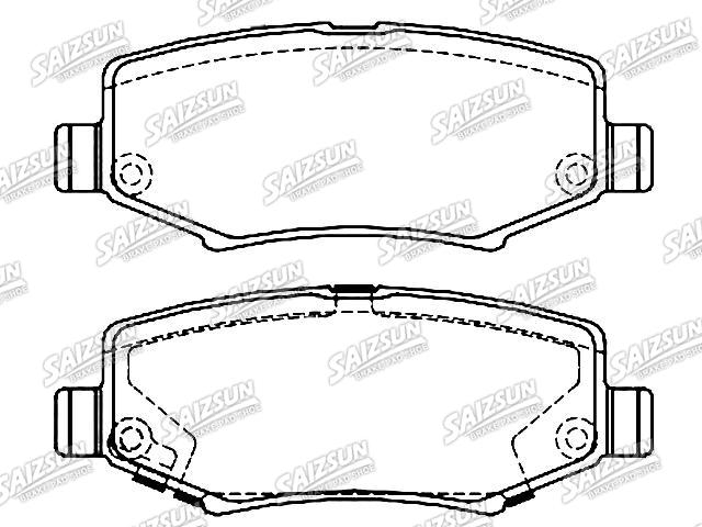 тормозная кладка Brake Pad Set:2870-4230-0159