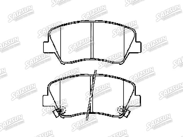 тормозная кладка Brake Pad Set:58101-B5A00