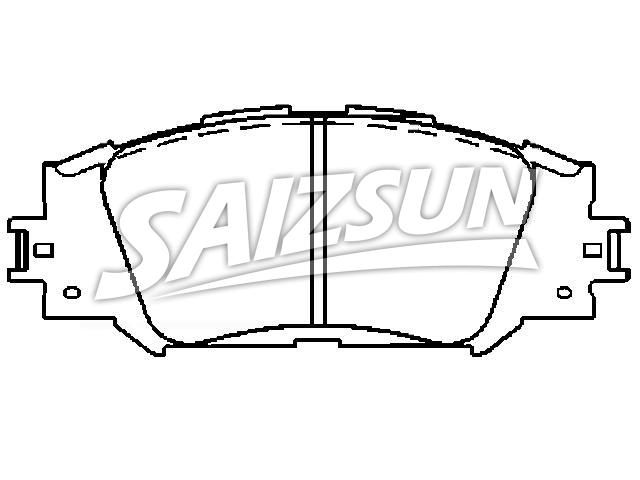 тормозная кладка Brake Pad Set:04465-02410