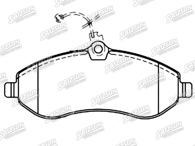 тормозная кладка Brake Pad Set:1617279580