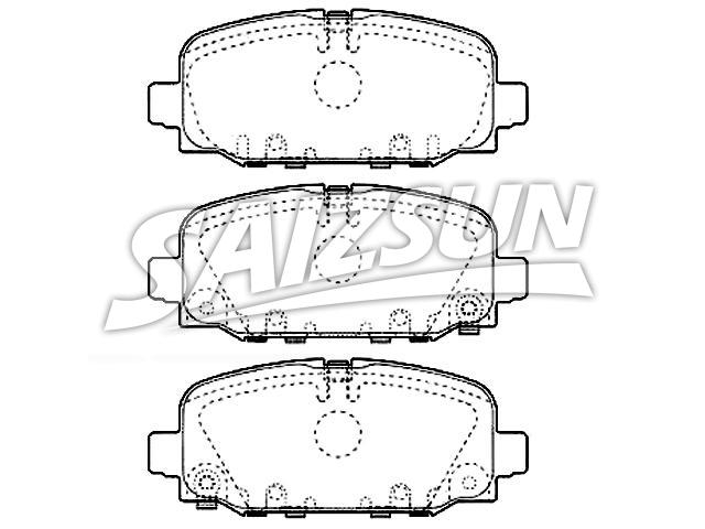刹车片 Brake Pad Set:68353597AA