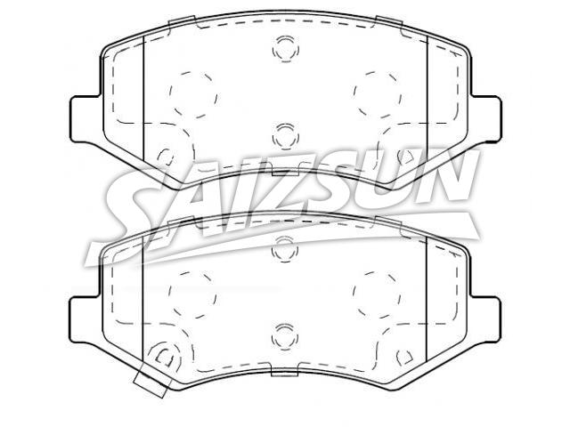 刹车片 Brake Pad Set:1075741900