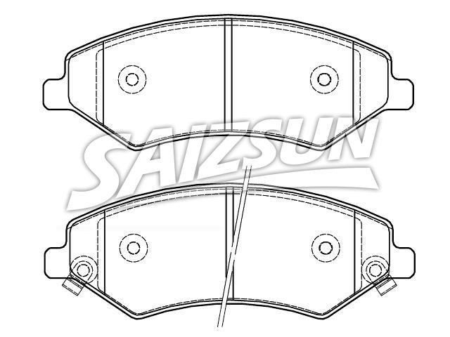 刹车片 Brake Pad Set:T21-3501080