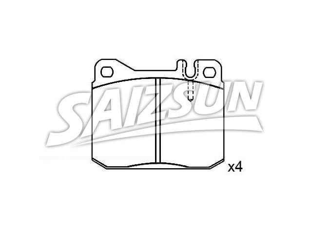 Brake Pad Set:001 420 99 20
