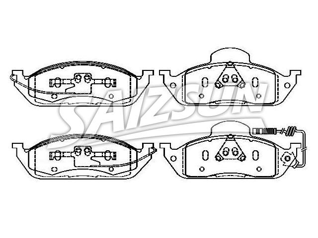 Brake Pad Set:163 420 12 20